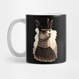 Alpaca With Top Hat Mug